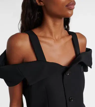 Noir Kei Ninomiya Cutout wool top | Thumbnail 2 Noir Kei Ninomiya Cutout wool top | Thumbnail 2