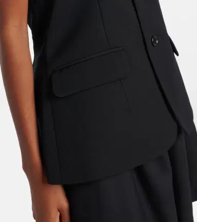 Noir Kei Ninomiya Cutout wool top | Thumbnail 5 Noir Kei Ninomiya Cutout wool top | Thumbnail 5