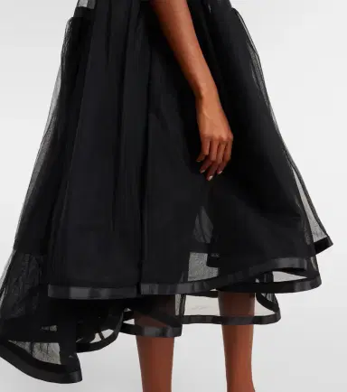 Noir Kei Ninomiya Tulle midi dress | Thumbnail 2 Noir Kei Ninomiya Tulle midi dress | Thumbnail 2