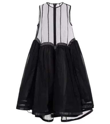 Noir Kei Ninomiya Tulle midi dress | Thumbnail 1 Noir Kei Ninomiya Tulle midi dress | Thumbnail 1