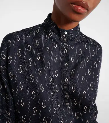 Tory Burch Paisley jacquard shirt | Thumbnail 5