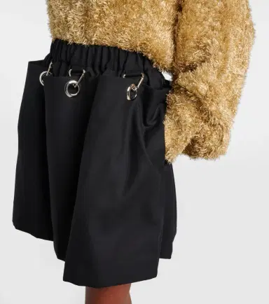 Noir Kei Ninomiya Wool miniskirt | Thumbnail 4