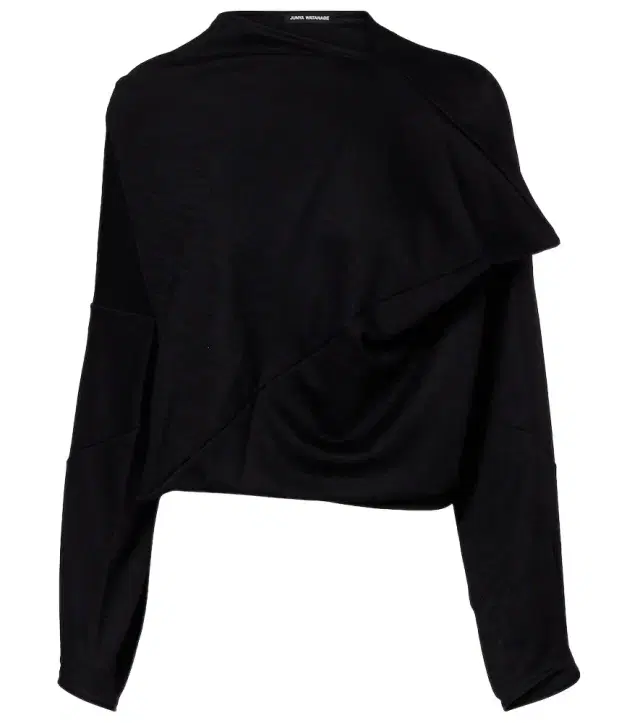 Junya Watanabe Wool-blend crop top