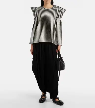 Junya Watanabe High-rise wool tapered pants | Thumbnail 4 Junya Watanabe High-rise wool tapered pants | Thumbnail 4