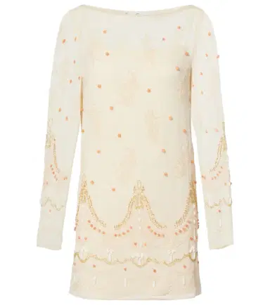 Xu Zhi Embellished chiffon minidress | Thumbnail 1
