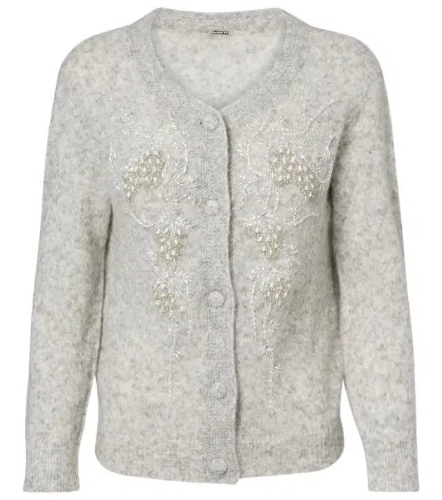 Jacques Wei Beaded alpaca and wool-blend cardigan
