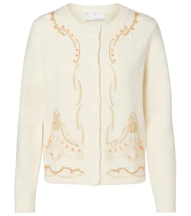 Xu Zhi Embellished wool cardigan