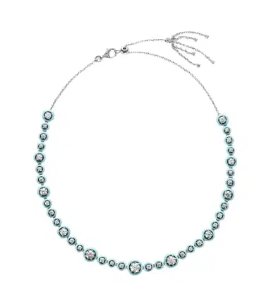 Kamyen Polka Dots 18kt white gold and enamel necklace with diamonds | Thumbnail 1 Kamyen Polka Dots 18kt white gold and enamel necklace with diamonds | Thumbnail 1