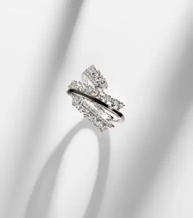 Kamyen Twist 18kt white gold and enamel ring with diamonds | Thumbnail 5 Kamyen Twist 18kt white gold and enamel ring with diamonds | Thumbnail 5