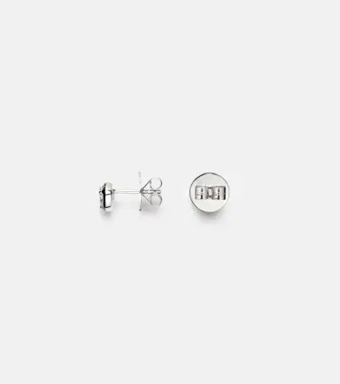 Kamyen Heartbeats 18kt white gold and enamel earrings with diamonds | Thumbnail 2 Kamyen Heartbeats 18kt white gold and enamel earrings with diamonds | Thumbnail 2