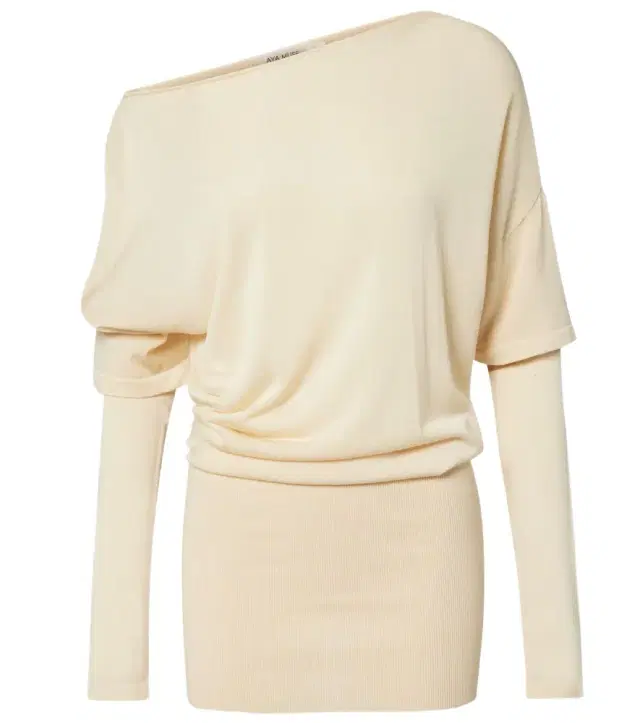 Aya Muse Rea draped one-shoulder minidress