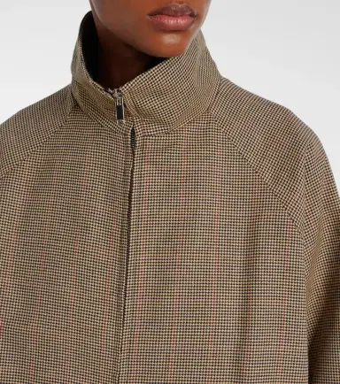 The Frankie Shop Baxter houndstooth blouson jacket | Thumbnail 2