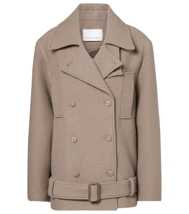 The Frankie Shop Scothern virgin wool peacoat