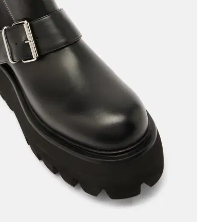 Alexander McQueen Sofa Buckle leather ankle boots | Thumbnail 3 Alexander McQueen Sofa Buckle leather ankle boots | Thumbnail 3