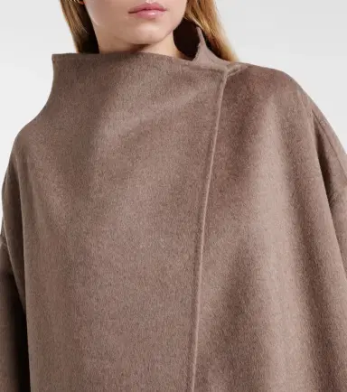 The Frankie Shop Leroy wool-blend wrap coat | Thumbnail 2