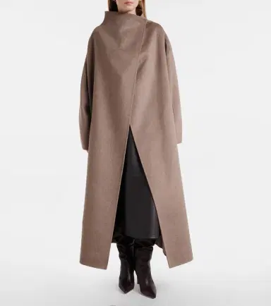The Frankie Shop Leroy wool-blend wrap coat | Thumbnail 7