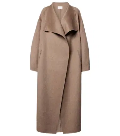 The Frankie Shop Leroy wool-blend wrap coat | Thumbnail 1