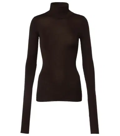 The Frankie Shop Utica Thin wool and silk turtleneck sweater | Thumbnail 1