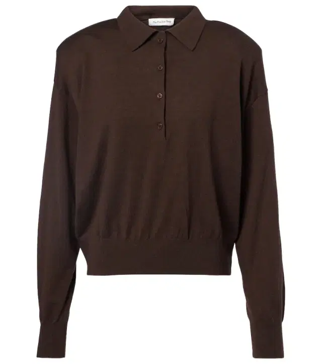 The Frankie Shop Croydon wool-blend polo sweater