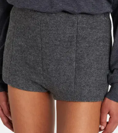 The Frankie Shop Vail virgin wool shorts | Thumbnail 3