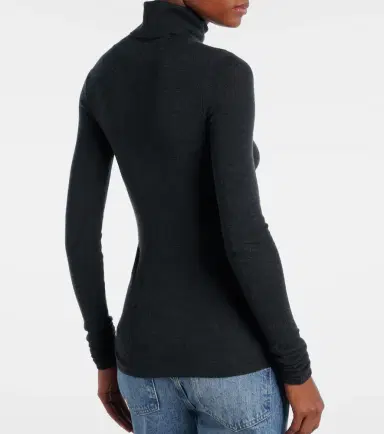 The Frankie Shop Utica Thin wool and silk turtleneck sweater | Thumbnail 2 The Frankie Shop Utica Thin wool and silk turtleneck sweater | Thumbnail 2
