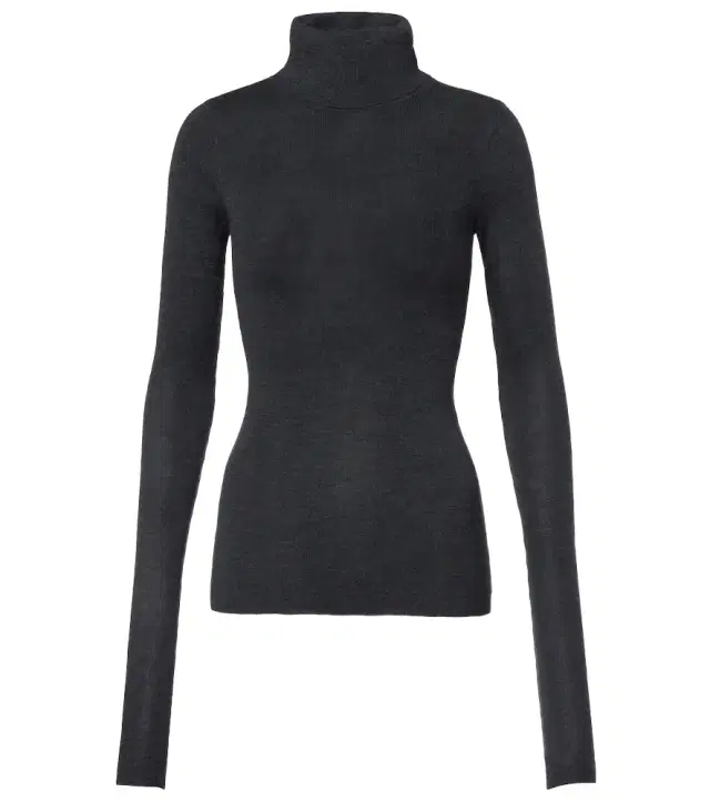 The Frankie Shop Utica Thin wool and silk turtleneck sweater