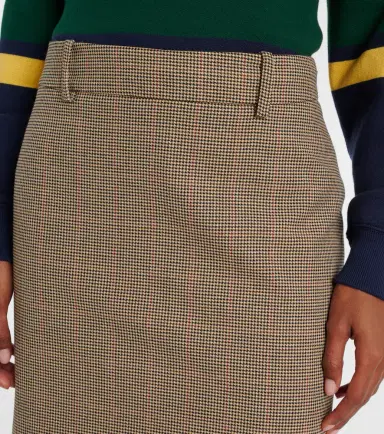 The Frankie Shop Alrose houndstooth midi skirt | Thumbnail 3