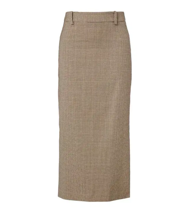 Alrose houndstooth midi skirt