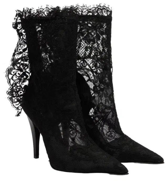 Heron lace ankle boots
