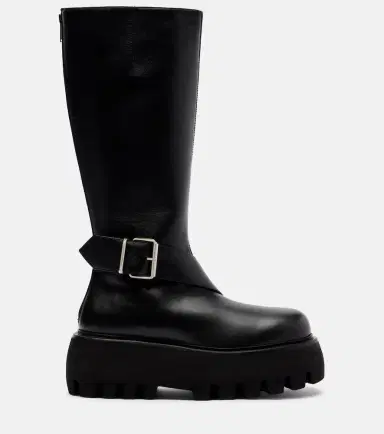 Alexander McQueen Sofa Buckle leather knee-high boots | Thumbnail 2 Alexander McQueen Sofa Buckle leather knee-high boots | Thumbnail 2