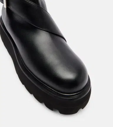 Alexander McQueen Sofa Buckle leather knee-high boots | Thumbnail 4 Alexander McQueen Sofa Buckle leather knee-high boots | Thumbnail 4
