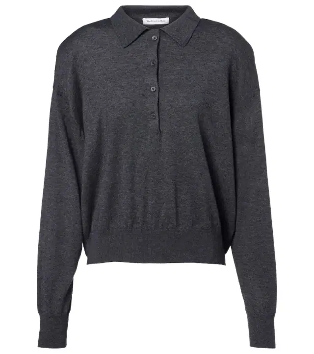 Croydon wool-blend polo sweater