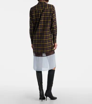 Coperni Checked shirt dress | Thumbnail 6