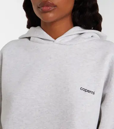 Coperni Logo cotton-blend jersey hoodie | Thumbnail 3 Coperni Logo cotton-blend jersey hoodie | Thumbnail 3