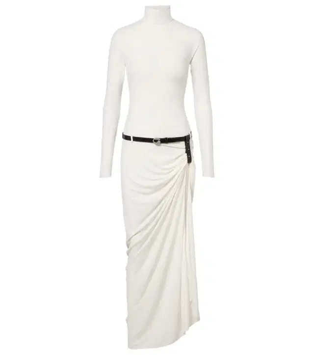 Coperni Belted draped gown