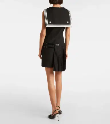 Coperni Belted pleated minidress | Thumbnail 4