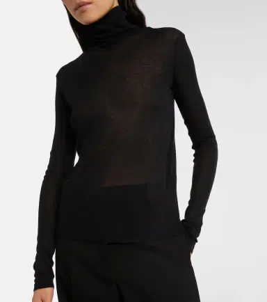 The Frankie Shop Evren cotton turtleneck top | Thumbnail 2