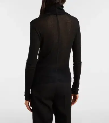 The Frankie Shop Evren cotton turtleneck top | Thumbnail 3