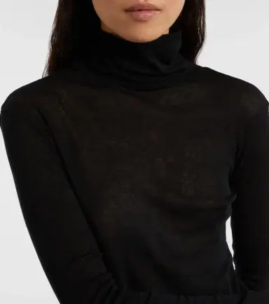 The Frankie Shop Evren cotton turtleneck top | Thumbnail 4