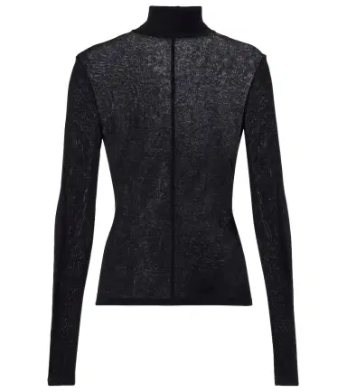 The Frankie Shop Evren cotton turtleneck top | Thumbnail 1
