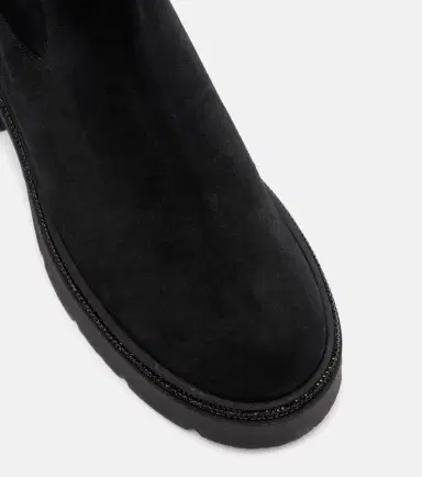 René Caovilla Embellished suede Chelsea boots | Thumbnail 3 René Caovilla Embellished suede Chelsea boots | Thumbnail 3