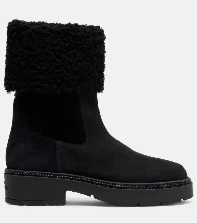 René Caovilla Embellished suede Chelsea boots | Thumbnail 4 René Caovilla Embellished suede Chelsea boots | Thumbnail 4