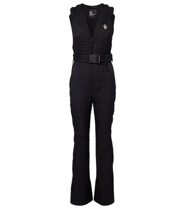 Belted ski suit