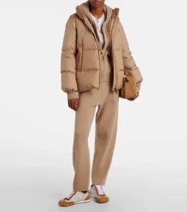 Moncler Esnaie fleece-trimmed down jacket | Thumbnail 5 Moncler Esnaie fleece-trimmed down jacket | Thumbnail 5
