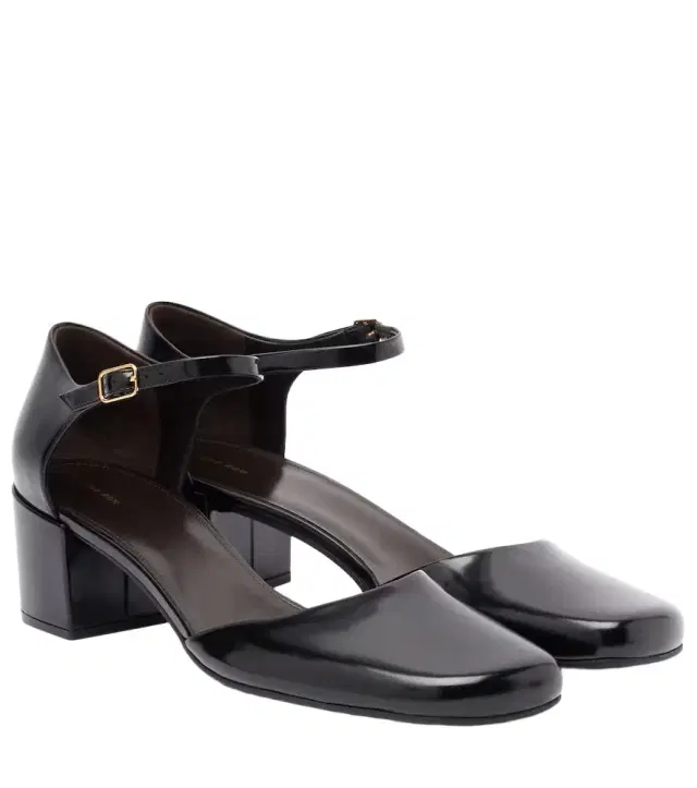 The Row Penelope leather pumps
