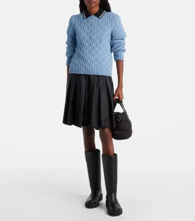 Moncler Virgin wool sweater | Thumbnail 4