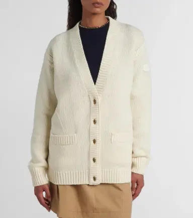 Moncler Wool and cashmere cardigan | Thumbnail 6