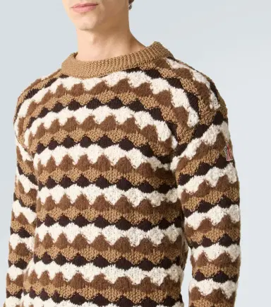 Moncler Grenoble Wool and alpaca-blend jacquard sweater | Thumbnail 3 Moncler Grenoble Wool and alpaca-blend jacquard sweater | Thumbnail 3