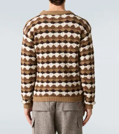 Moncler Grenoble Wool and alpaca-blend jacquard sweater | Thumbnail 4 Moncler Grenoble Wool and alpaca-blend jacquard sweater | Thumbnail 4