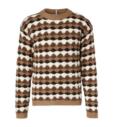 Moncler Grenoble Wool and alpaca-blend jacquard sweater | Thumbnail 1 Moncler Grenoble Wool and alpaca-blend jacquard sweater | Thumbnail 1